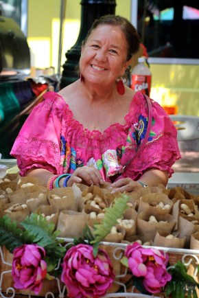 Vendor at El Mercado